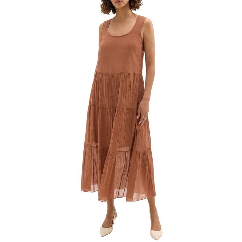 Theory Womens Tiered Maxi Dress